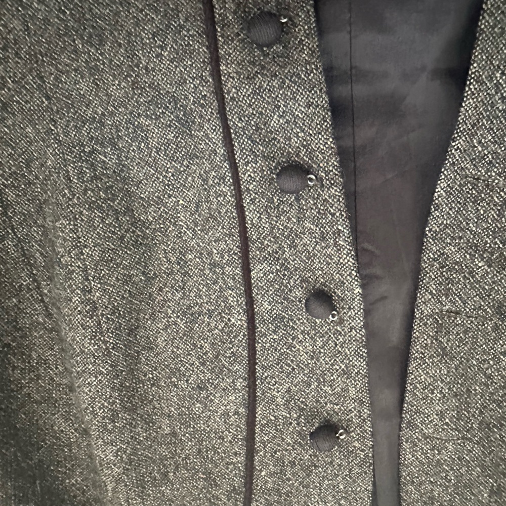 Grace Elements Black and Gray Wool Jacket - image 2